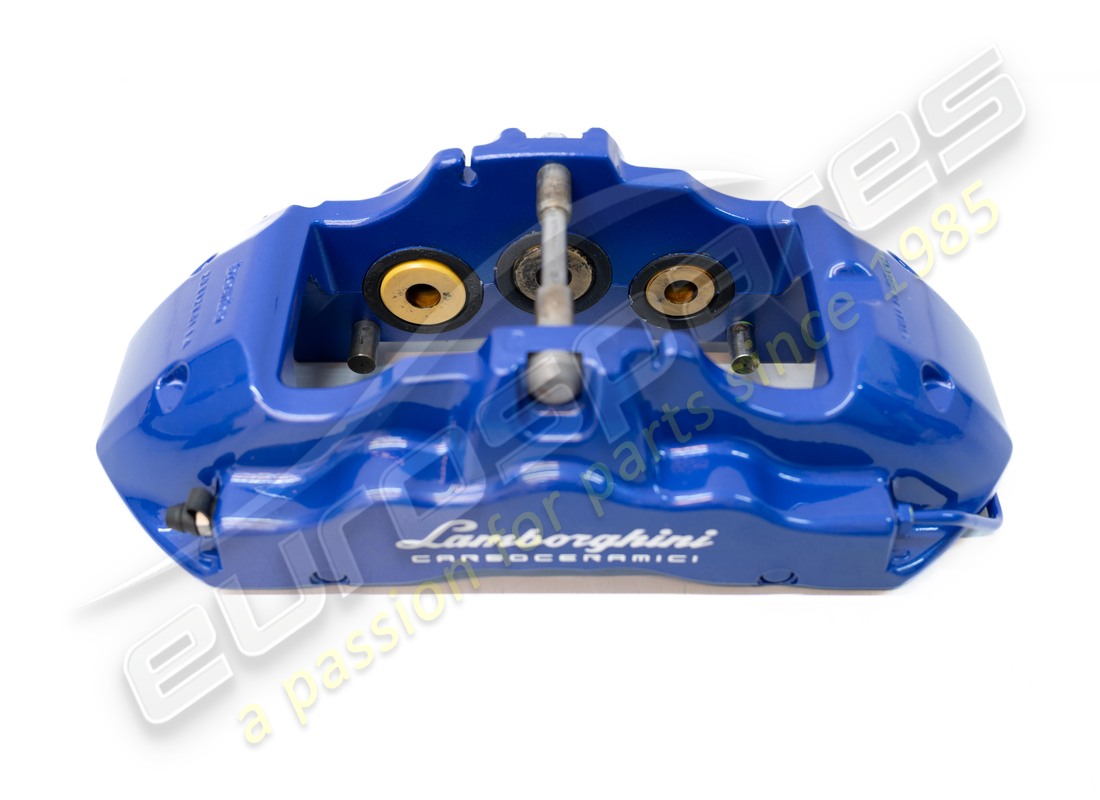 PINZA FRENO ANTERIORE PCCB USATA LAMBORGHINI BLU ADP. NUMERO PARTE 4T0615105DJ (2) pinza freno anteriore pccb usata lamborghini blu adp. numero parte 4t0615105dj (2)