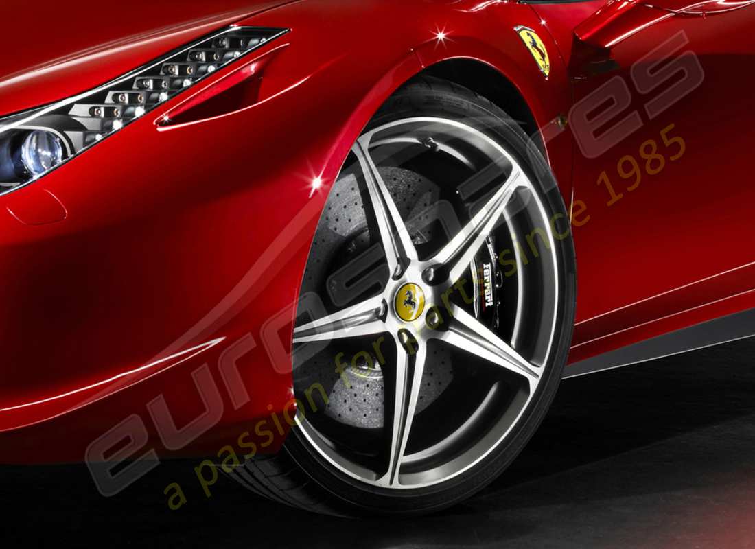 nuovo ferrari set ruote (taglio diamante forgiato) 20 pollici. numero parte 70004981 (1)