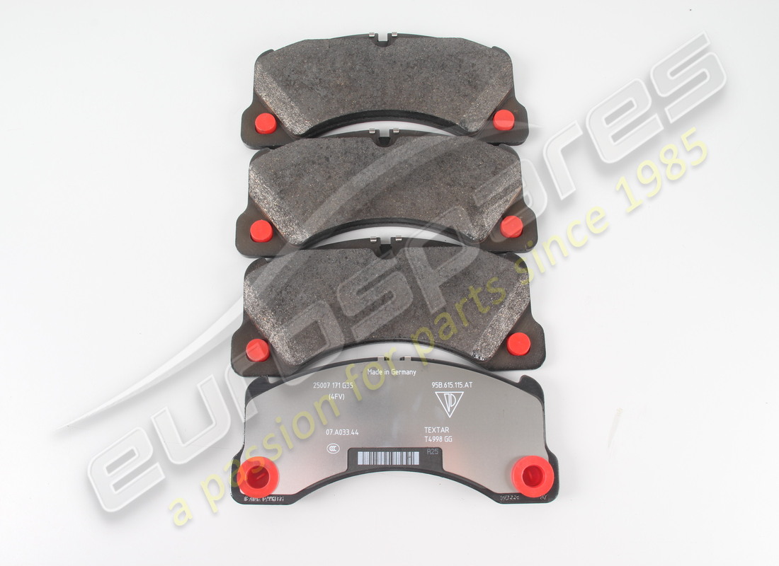 nuovo porsche 1 set di pastiglie dei freni per freno a disco anteriore. numero parte 95b698151bb (1)