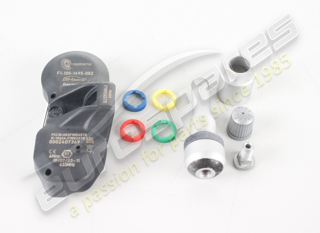 nuovo aston martin trasmettitore/valvola e set anello (1 ruota). numero parte cg33360671aa (1)