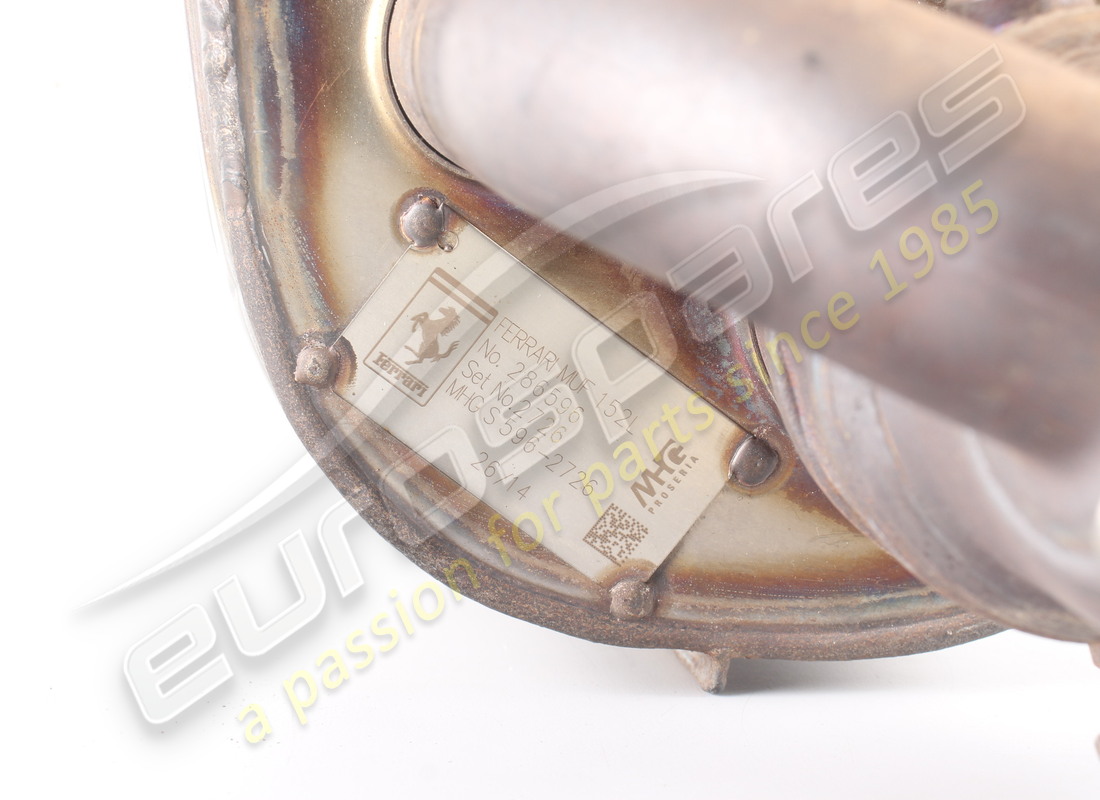 FERRARI SILENZIATORE POSTERIORE SX USATO. NUMERO PARTE 286596 (9) ferrari silenziatore posteriore sx usato. numero parte 286596 (9)