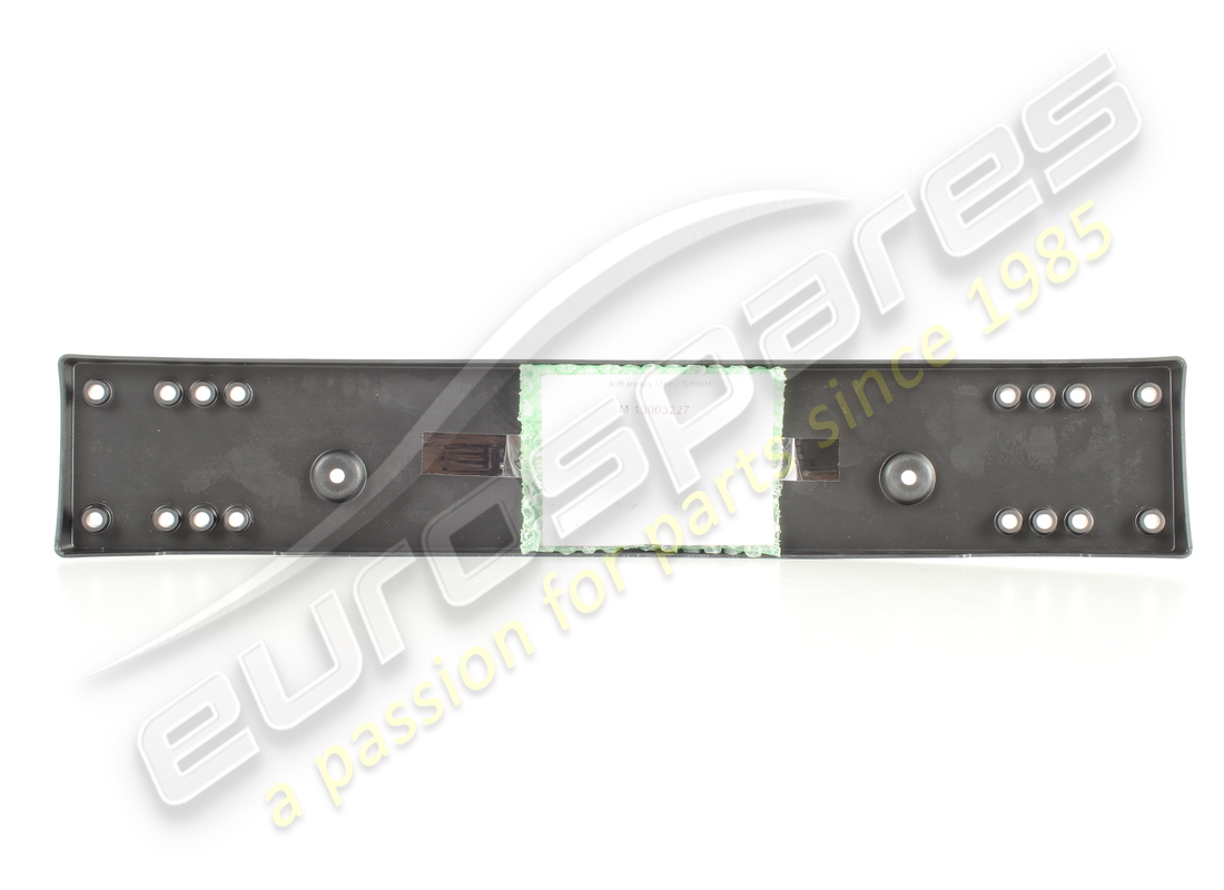 NUOVO PORSCHE SUPPORTO TARGA NERO SATINATO. NUMERO PARTE 9877011050301C (3) nuovo porsche supporto targa nero satinato. numero parte 9877011050301c (3)