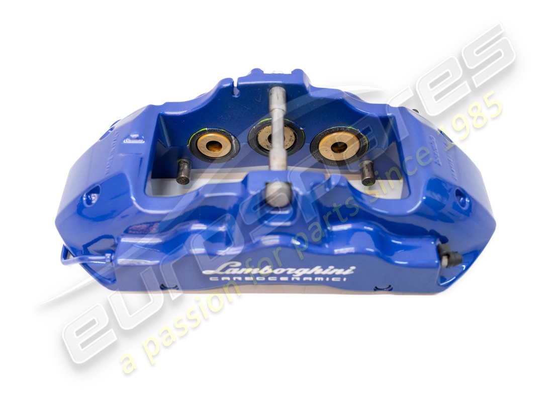 PINZA FRENO ANTERIORE PCCB USATA LAMBORGHINI BLU ADP. NUMERO PARTE 4T0615106DJ (2) pinza freno anteriore pccb usata lamborghini blu adp. numero parte 4t0615106dj (2)