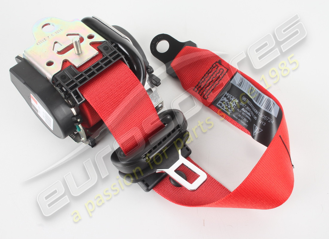 nuove porsche protezioni per cinture di sicurezza a tre punti rosse (numero parte por. 98780303306n13 (2)