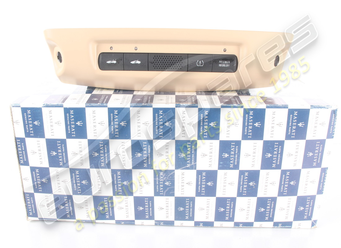 nuovo (altro) maserati placca pulsantiera beige. numero parte 80183330 (1)