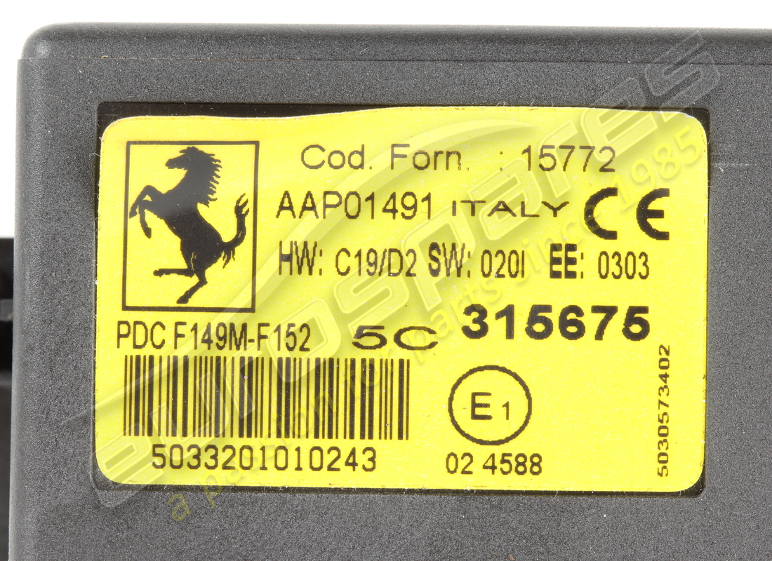 nodo sensore di parcheggio ferrari usato. numero parte 315675 (2)