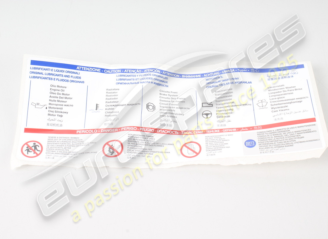 nuova maserati piastra dell'olio. numero parte 675001178 (1)