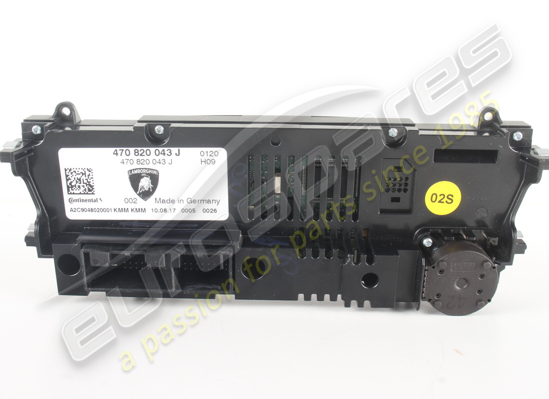 comando a/c lamborghini danneggiato. numero parte 470820043j (3)