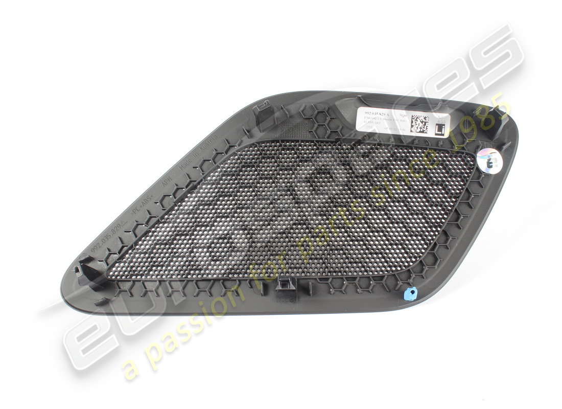 porsche usato rifinitura altoparlante nera. numero parte 992035829a5q0 (2)