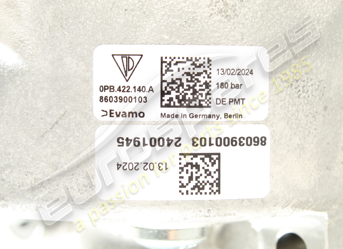 NUOVA POMPA IDRAULICA PORSCHE. NUMERO PARTE 0PB422140A (6) nuova pompa idraulica porsche. numero parte 0pb422140a (6)