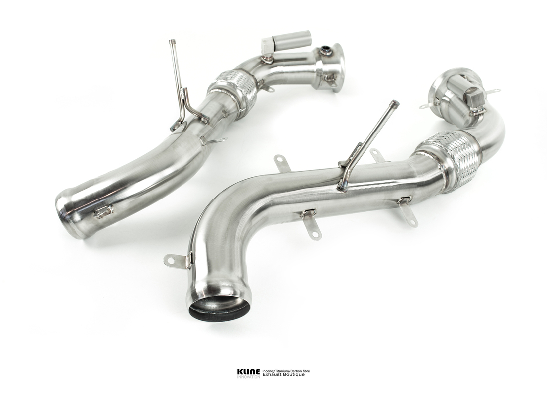 nuovo kline innovation mclaren 540c set tubi decat cat - inconel. numero parte klmc540cdecatcsinc (1)