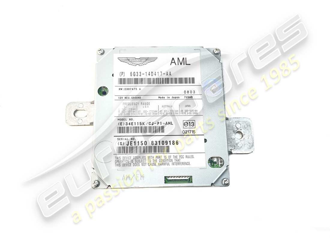 SINTONIZZATORE Aston Martin USATO, AM FM. NUMERO PARTE 6G3314D417AA (1)