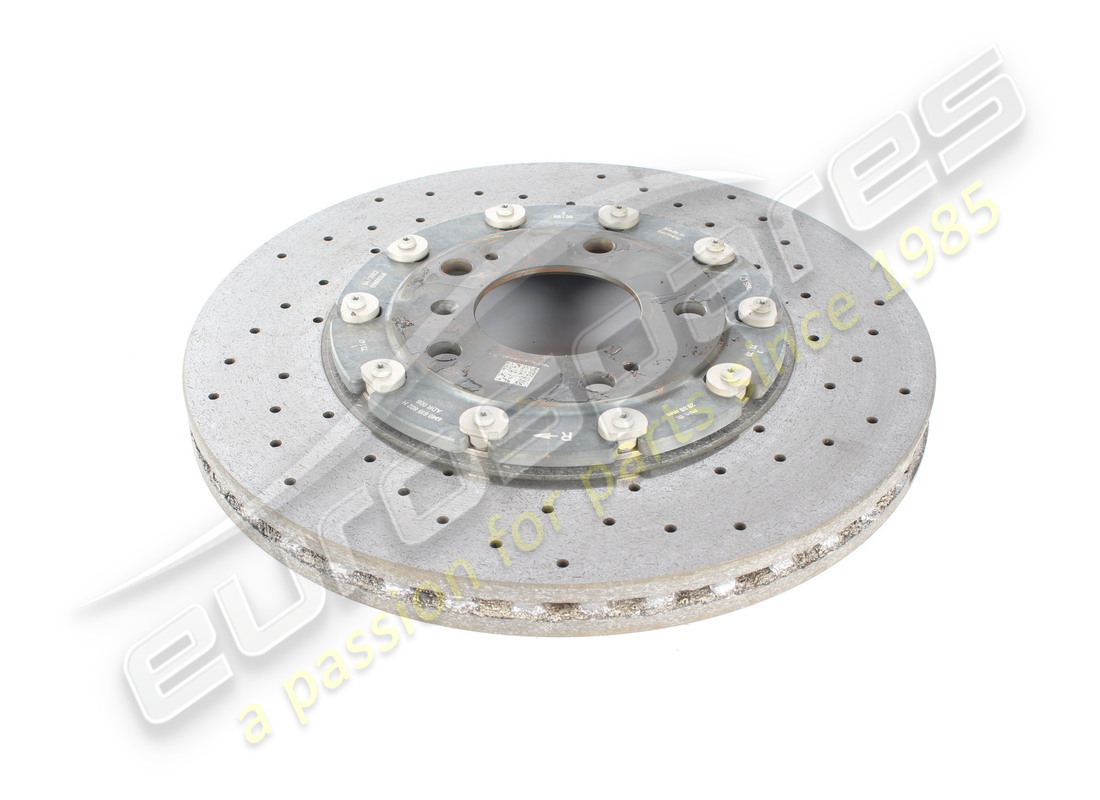 disco freno in ceramica lamborghini usato (ventilato), 370 x 30. numero parte 4m0615602h (2)