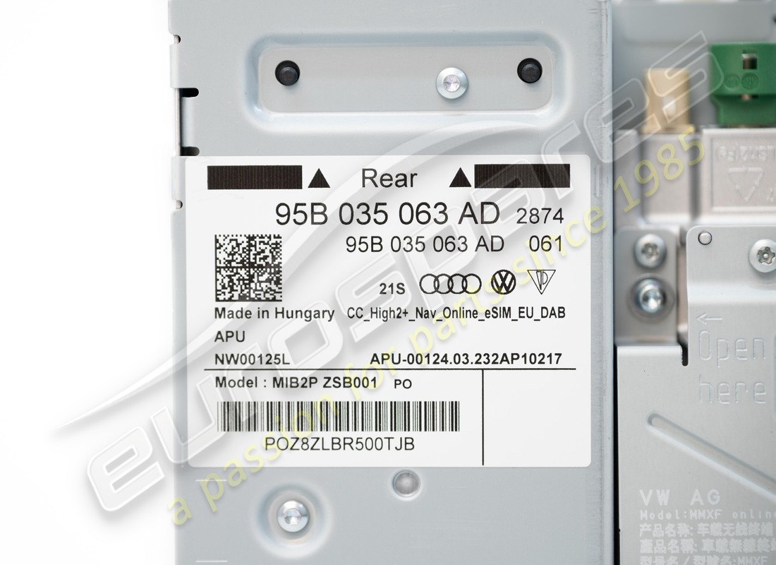 nuovo computer centrale porsche. numero parte 95b035063ex (4)