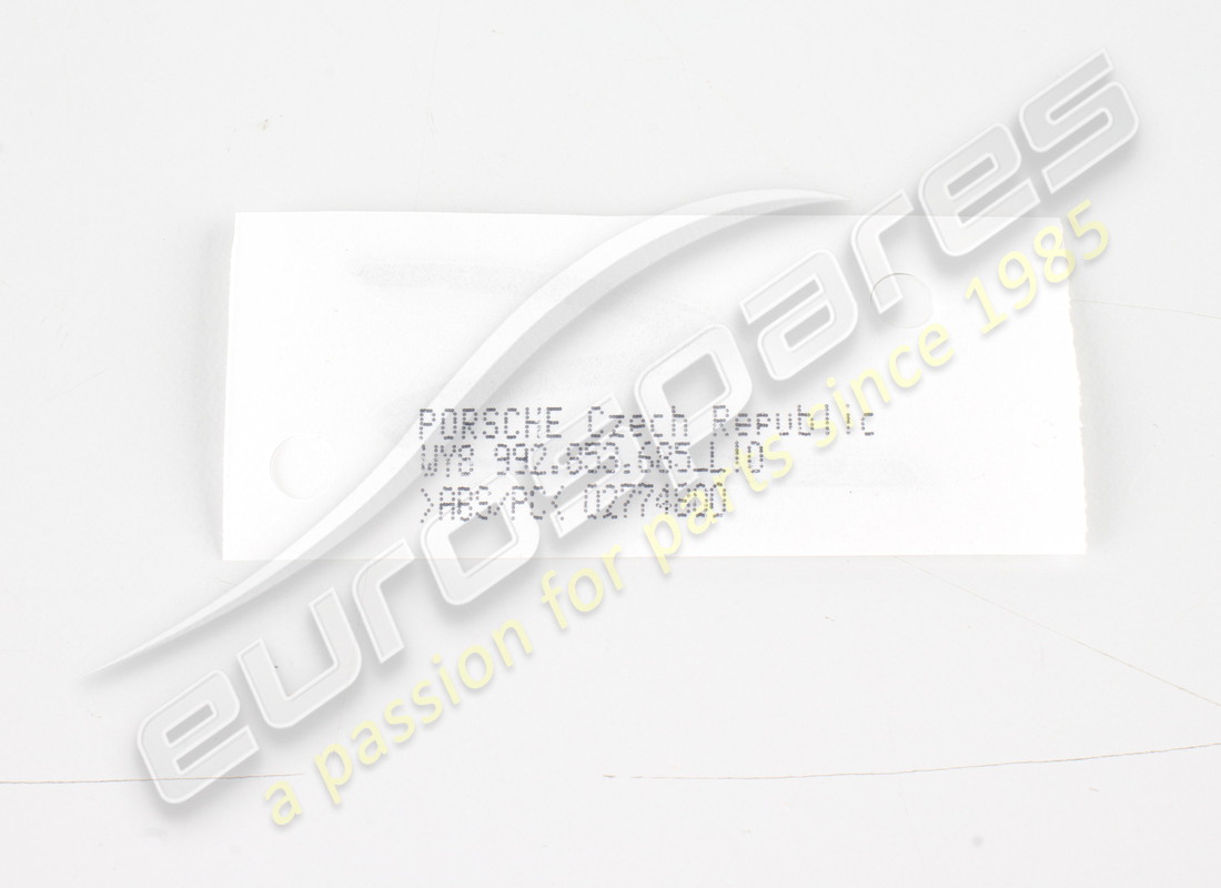 nuova porsche iscrizione argento. numero parte 992853685li0 (2)