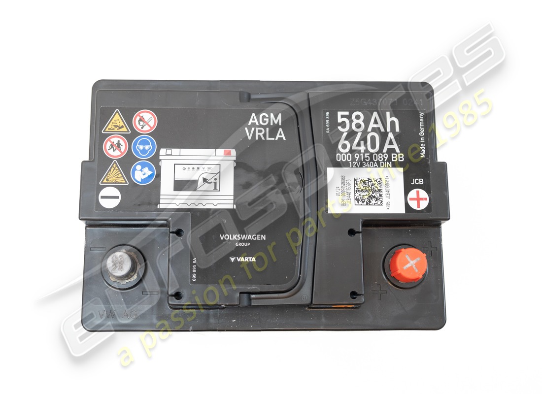 NUOVA BATTERIA LAMBORGHINI. NUMERO PARTE 000915089BB (5) nuova batteria lamborghini. numero parte 000915089bb (5)