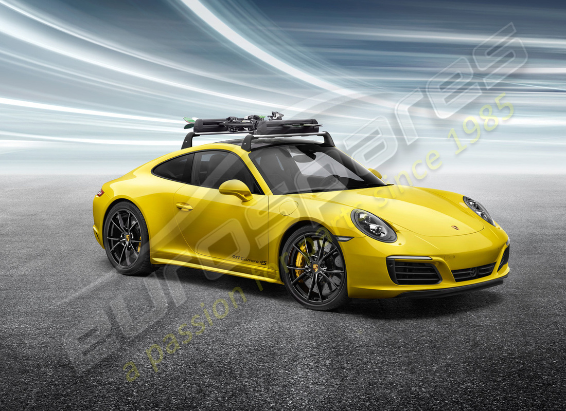 nuovo porsche portasci/porta snowboard. numero parte 95b044830 (17)