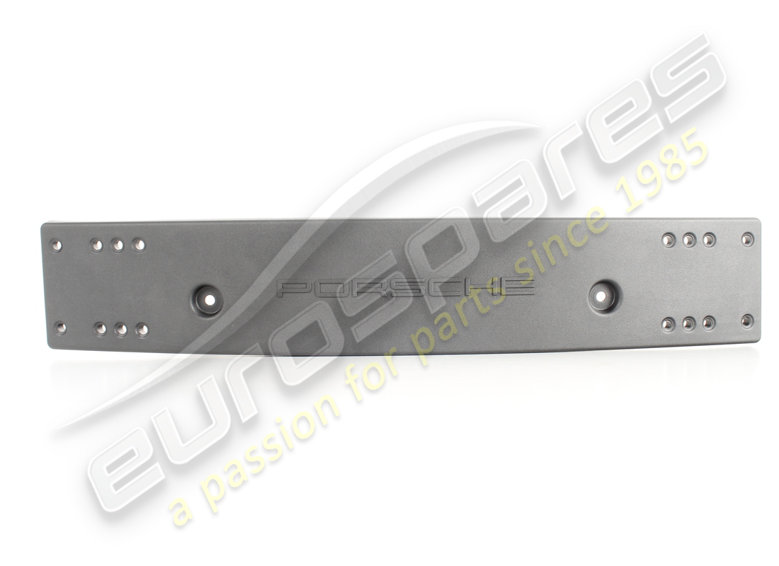 NUOVO PORSCHE SUPPORTO TARGA NERO SATINATO. NUMERO PARTE 9877011050301C (1) nuovo porsche supporto targa nero satinato. numero parte 9877011050301c (1)