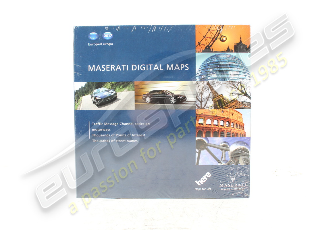 nuova mappa di navigazione maserati - versione europa. codice articolo 940000046 (1)