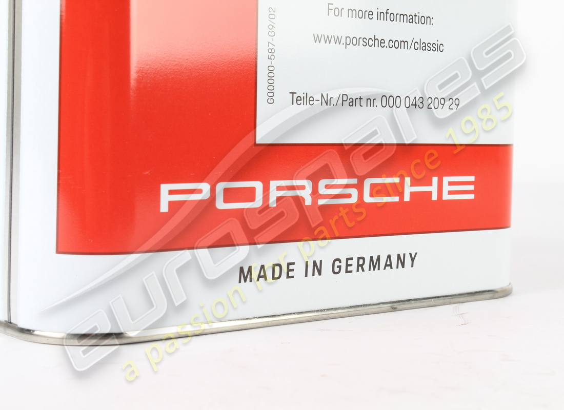nuovo olio motore porsche - porsche classico 20w50 - 5l. numero parte 00004320929 (4)