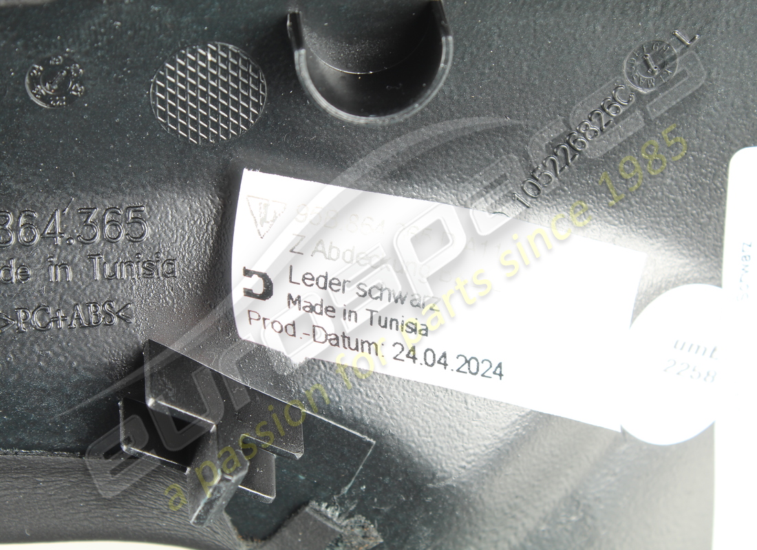 nuovo porsche rifinitura nera. numero parte 95b864365da11 (3)