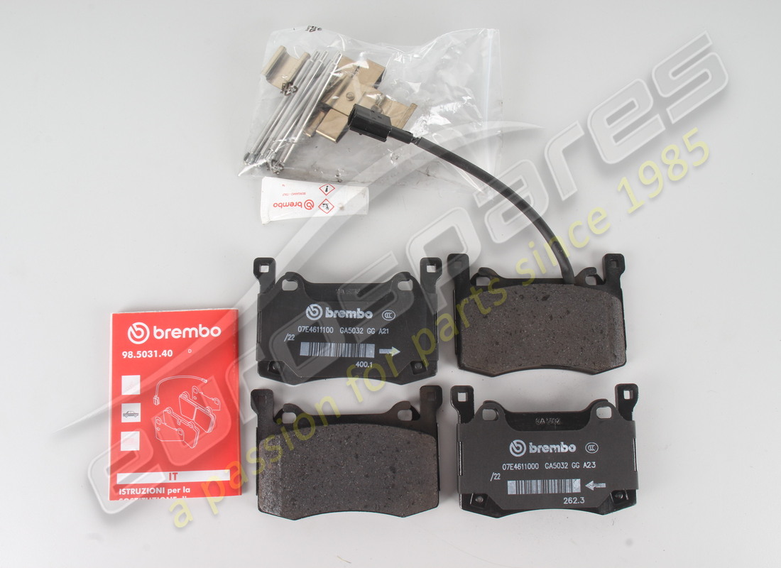 nuovo maserati set pastiglie freno posteriore. numero parte 673013305 (1)