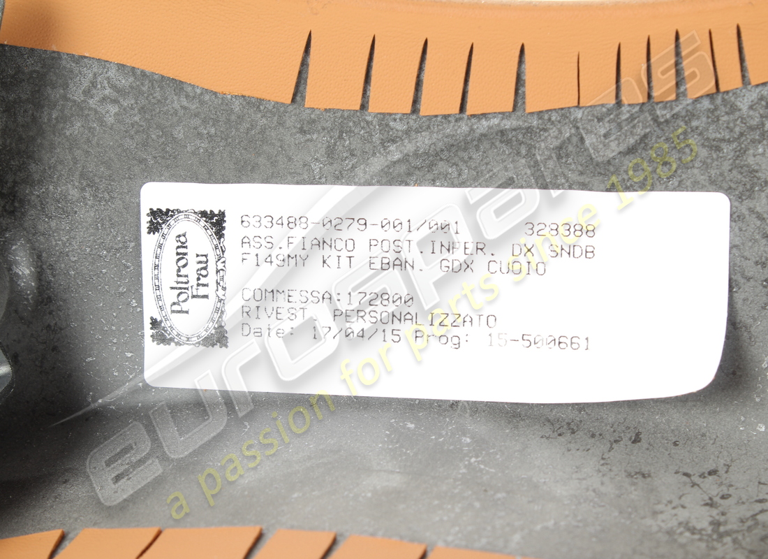 usato ferrari rivestimento laterale dx. numero parte 86449729 (5)