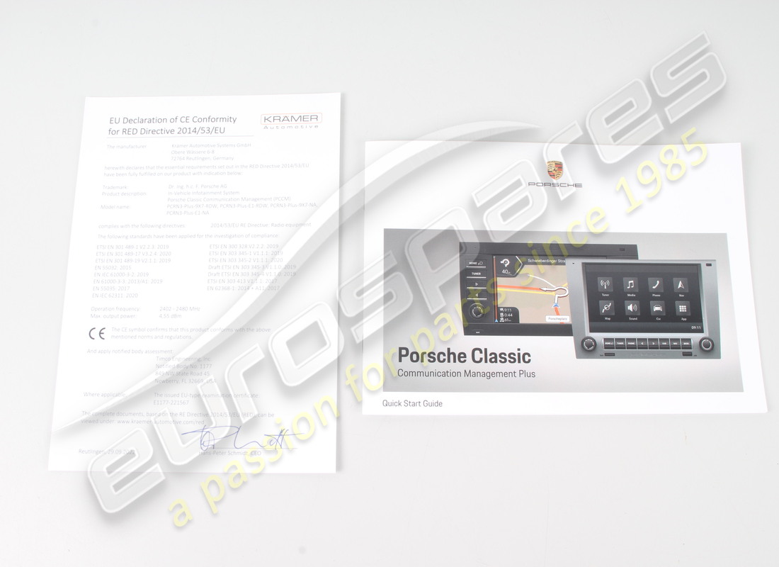 nuovo porsche classic communication management / pccm plus (solo 997 gen 1). numero parte 99764259000 (11)