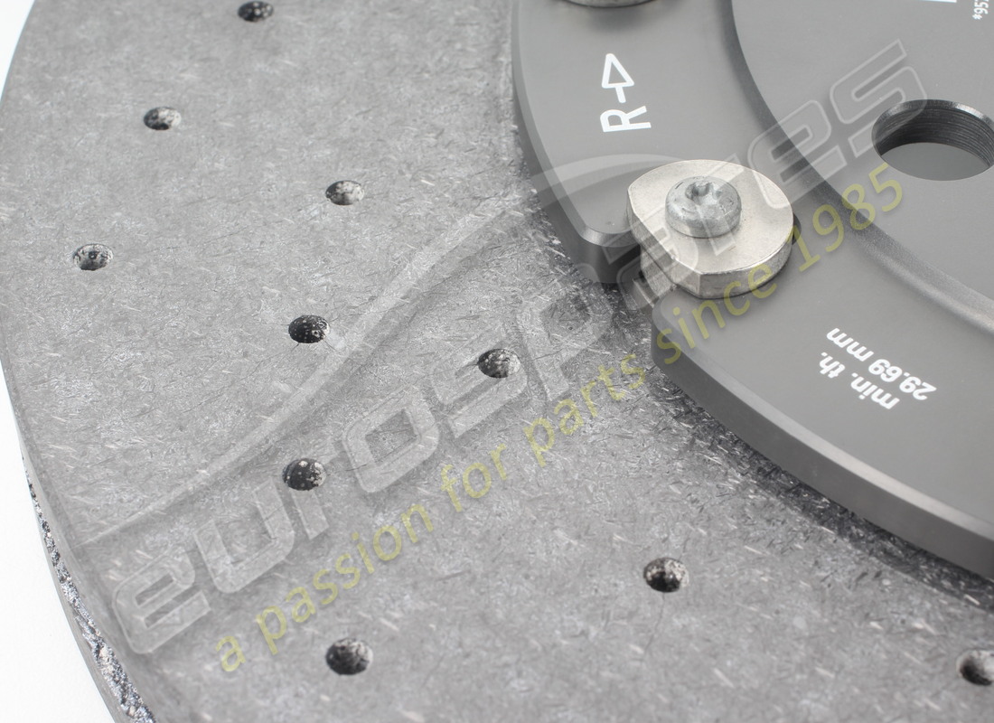 nuovo lamborghini disco freno in ceramica (ventilato), 370 x 30. numero parte 4m0615602h (3)