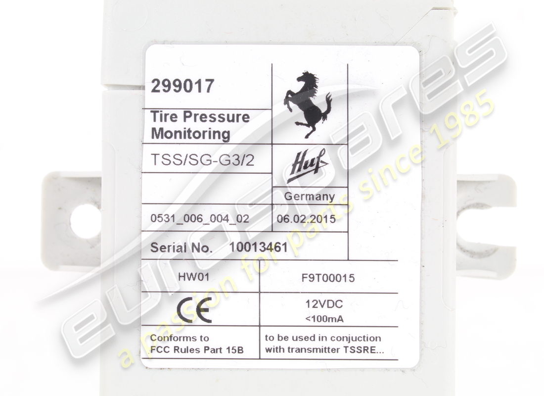 centralina tpms ferrari usata. numero parte 299017 (2)