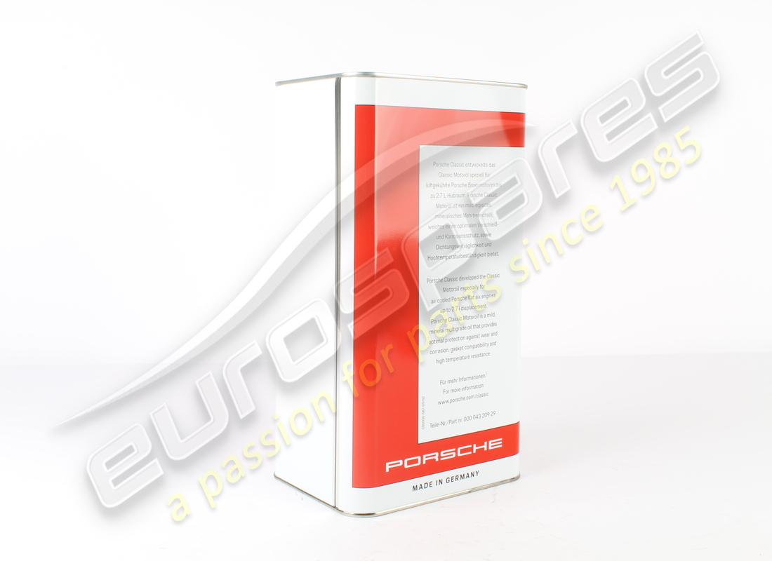 nuovo olio motore porsche - porsche classico 20w50 - 5l. numero parte 00004320929 (3)