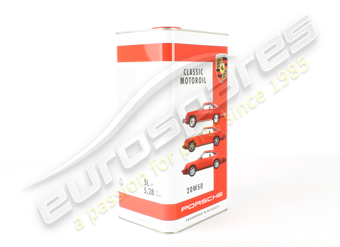 nuovo olio motore porsche - porsche classico 20w50 - 5l. numero parte 00004320929 (2)