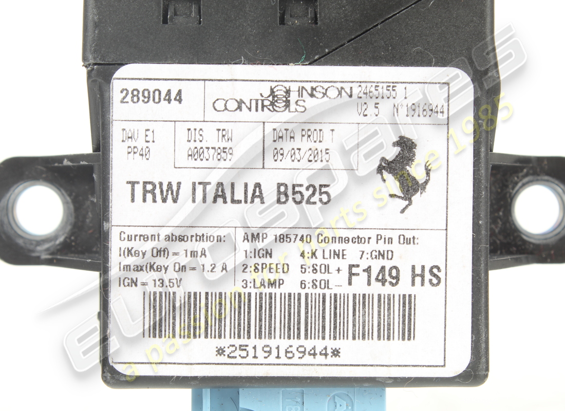 usato ferrari controllo sterzo idraulico e. numero parte 289044 (2)