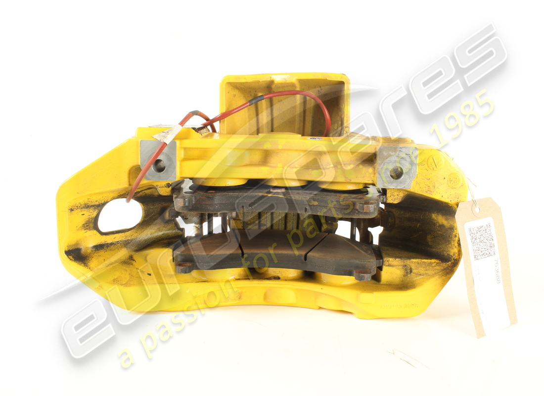 usato ferrari pinza completa carbonio ceramica ant.dx gialla numero parte 763688 (2)