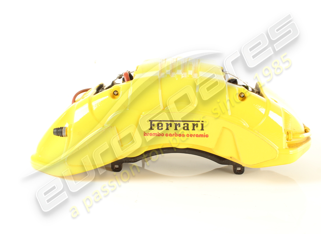 USATO Ferrari PINZA COMPLETA CARBONIO CERAMICA ANT.SX GIALLA . NUMERO PARTE 763533 (1)