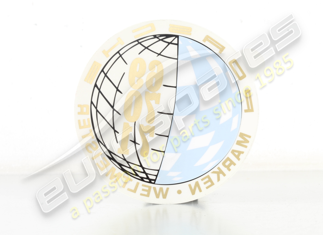 NUOVO ADESIVO PORSCHE - MARCA CAMPIONE DEL MONDO - 69,70,71. NUMERO PARTE 91170110302 (1) nuovo adesivo porsche - marca campione del mondo - 69,70,71. numero parte 91170110302 (1)