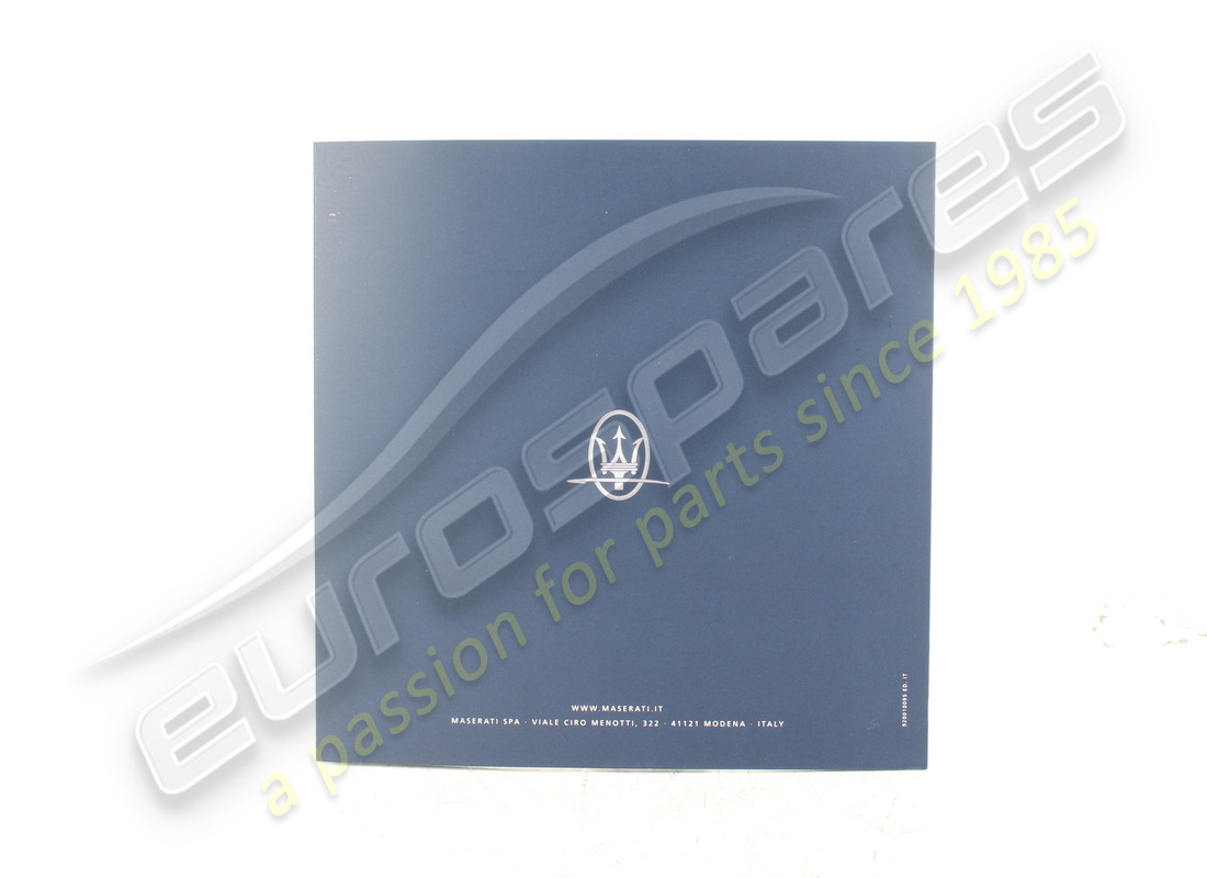 nuova flangia garanzia estesa levante maserati. codice articolo 920010095 (2)