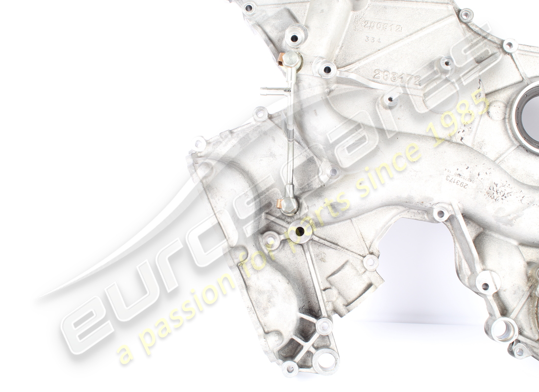 USED FERRARI FRONT CRANKCASE COVER. PART NUMBER 55037011 (4) used ferrari front crankcase cover. part number 55037011 (4)