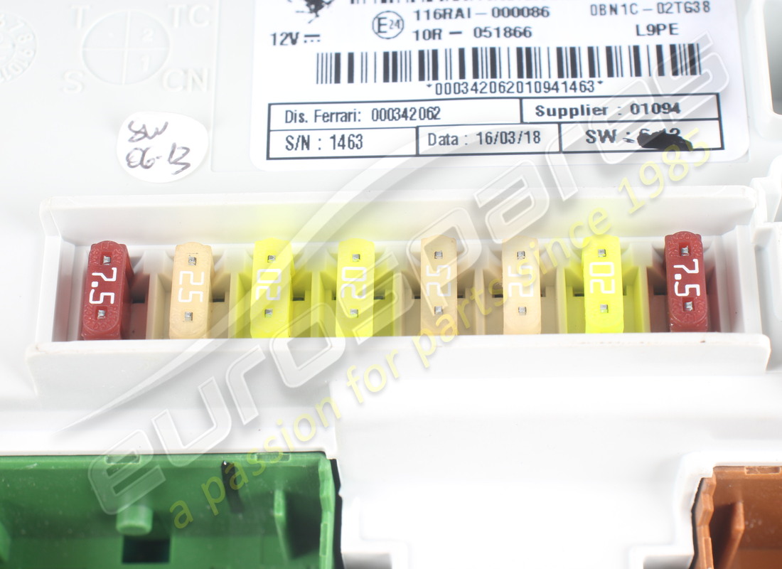 used ferrari npl nodo plancia. part number 342062 (4)