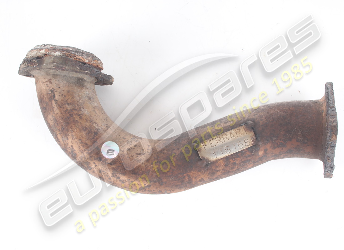 USED FERRARI REAR PIPE. PART NUMBER 118158 (2) used ferrari rear pipe. part number 118158 (2)