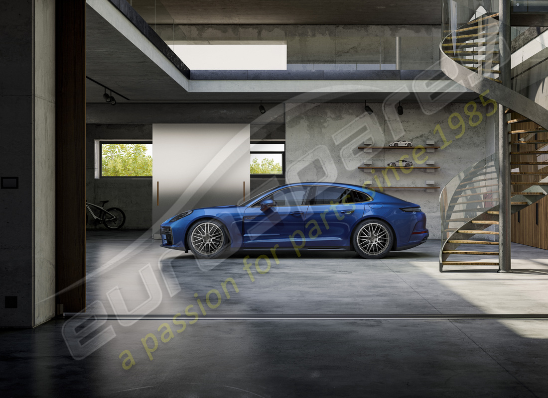 nuovo porsche 21-inch set ruote e pneumatici estivi turbo design - colore titanio. numero parte 976044660k (3)