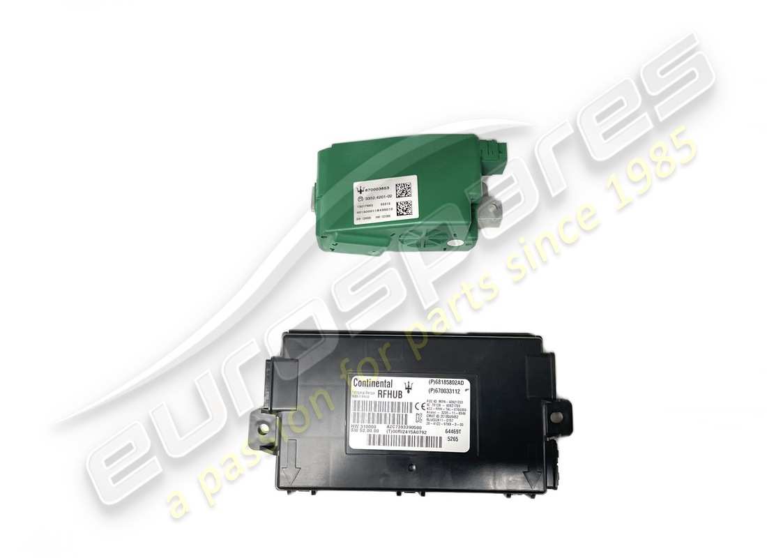 nuovo maserati modulo bloccasterzo + rf-hu. codice articolo 980157000 (1)
