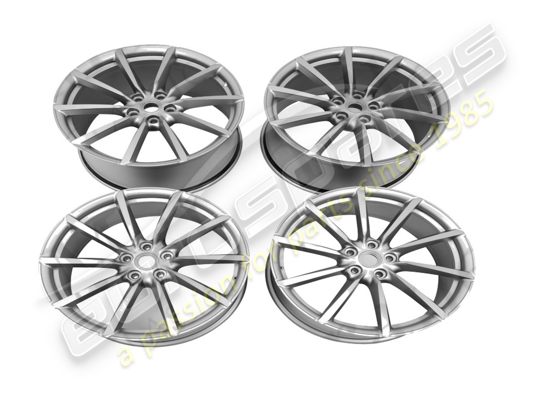 nuovo ferrari set di ruote forgiate e verniciate. numero parte 70004423 (1)