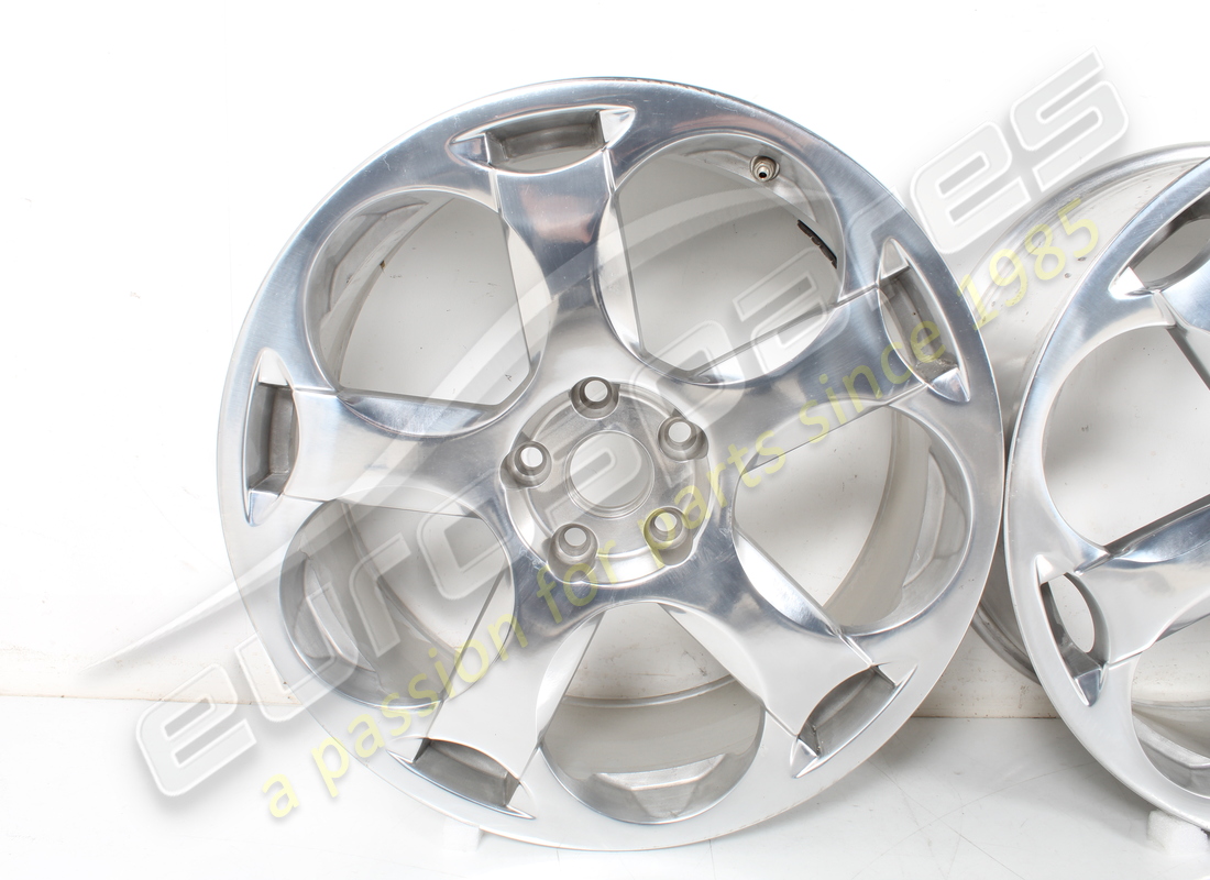 set ruote cassiopea usato lamborghini (argento). numero parte 0r1400091 (2)