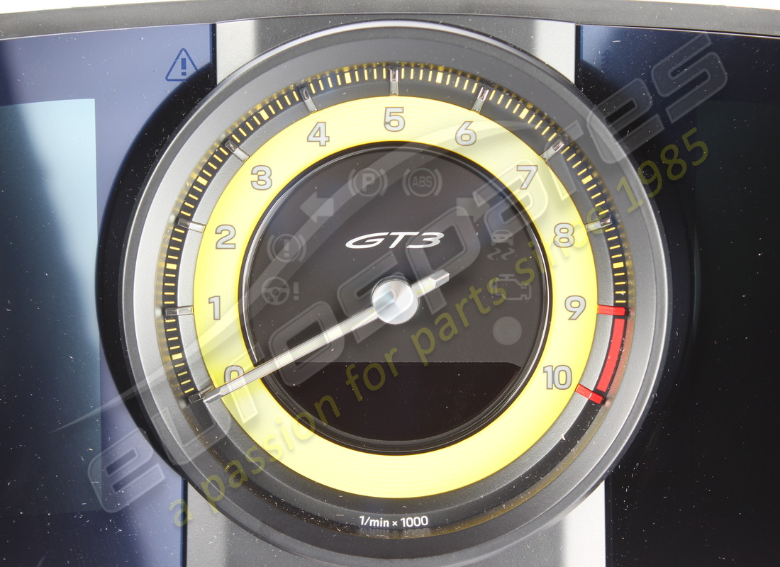 usato porsche combi-strumento giallo racing. numero parte 9gt920830j1s1 (2)