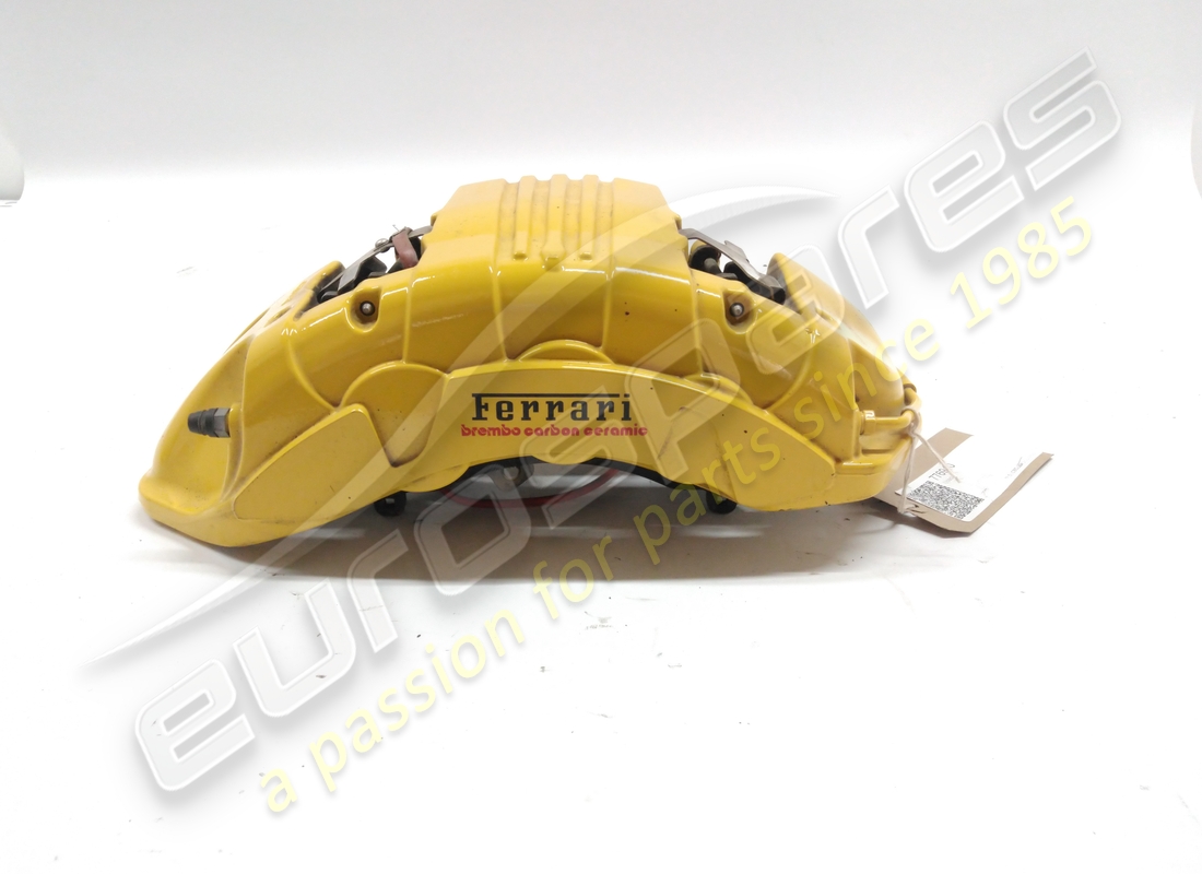 USATO Ferrari PINZA COMPLETA CARBONIO CERAMICA ANT.SX GIALLA . NUMERO PARTE 776910 (1)