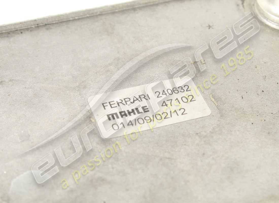 SCAMBIATORE DI CALORE A OLIO FERRARI USATO. NUMERO PARTE 240632 (5) scambiatore di calore a olio ferrari usato. numero parte 240632 (5)