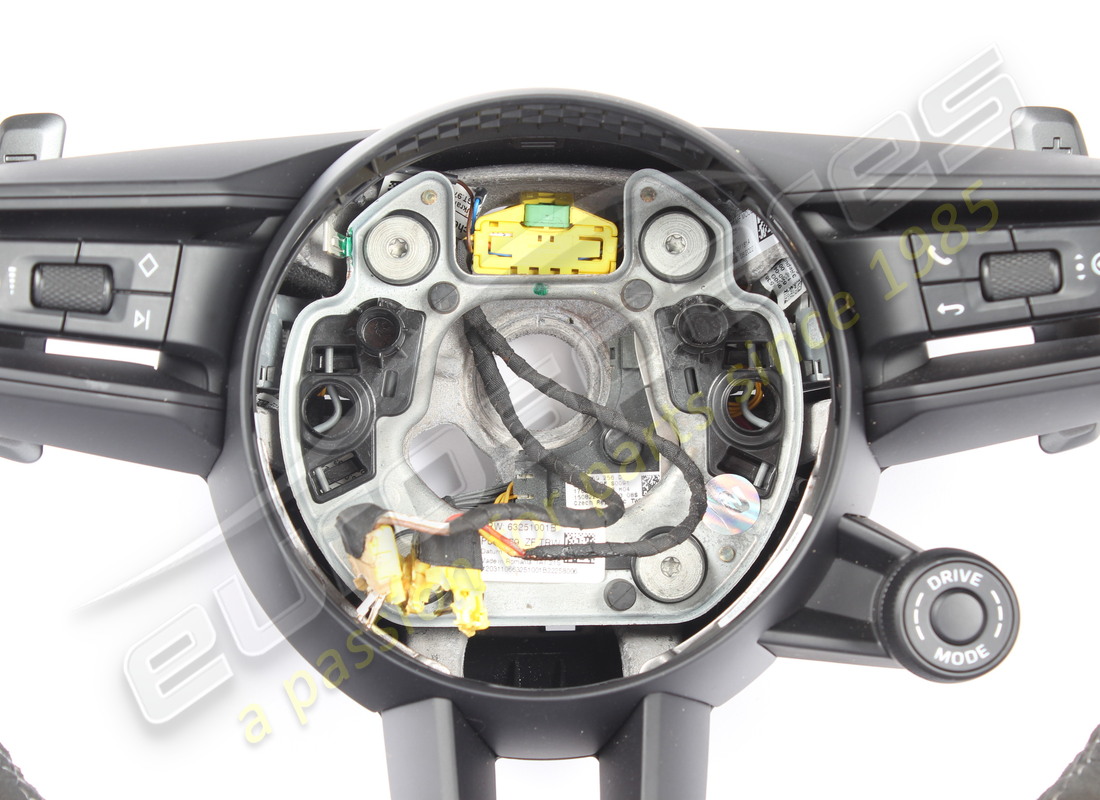 volante multifunzione usato porsche nero/argento. numero parte 9gt419091brqa0 (4)