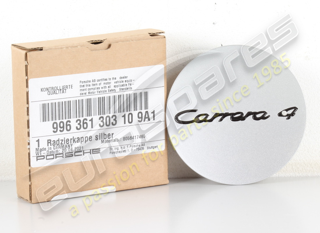 nuovo porsche copricerchio carrera 4 argento. numero parte 996361303109a1 (4)