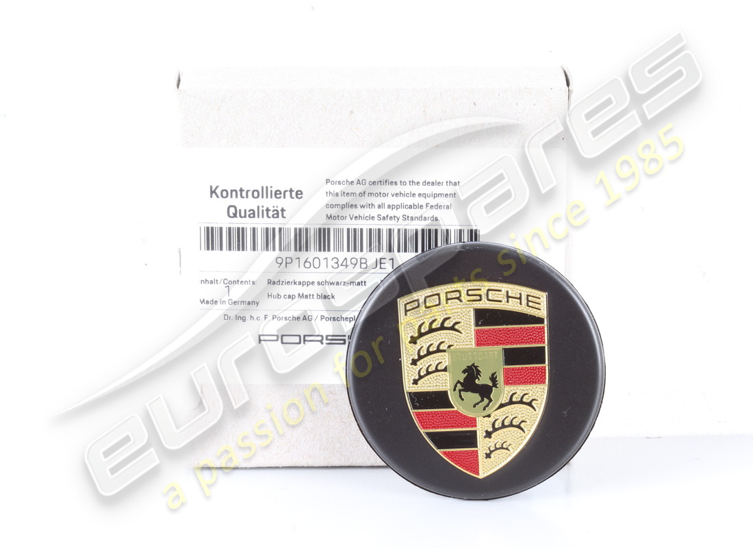 nuovo porsche coprimozzo nero opaco. numero parte 9p1601349bje1 (1)